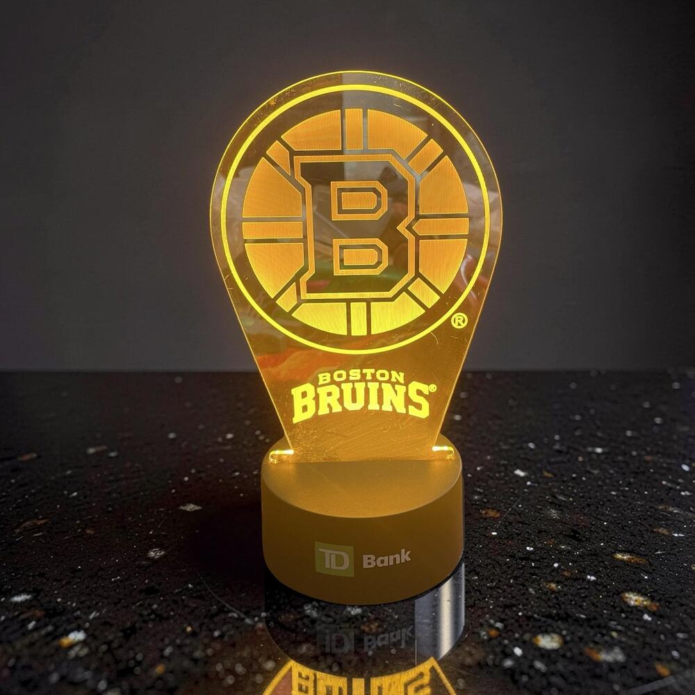 Boston Bruins LED Desk Light TD Garden NHL Hockey Lamp Night Light NWOT